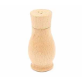 Natural em massa de madeira Toothpick Dispenser